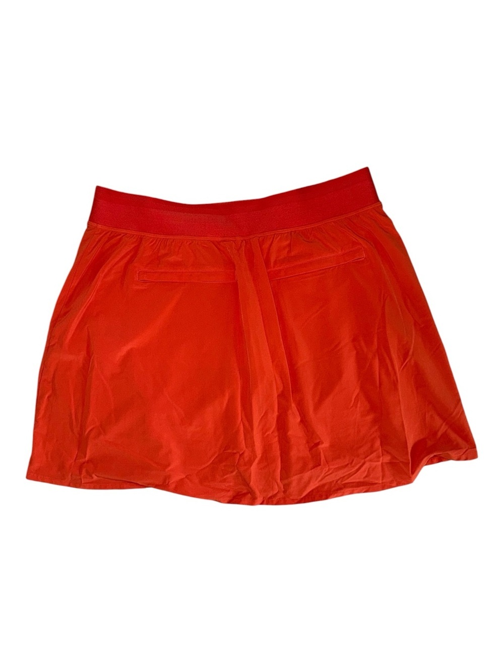 Athleta Bright Red Mini Skort with Contrast Waistband - Picture 4 of 6